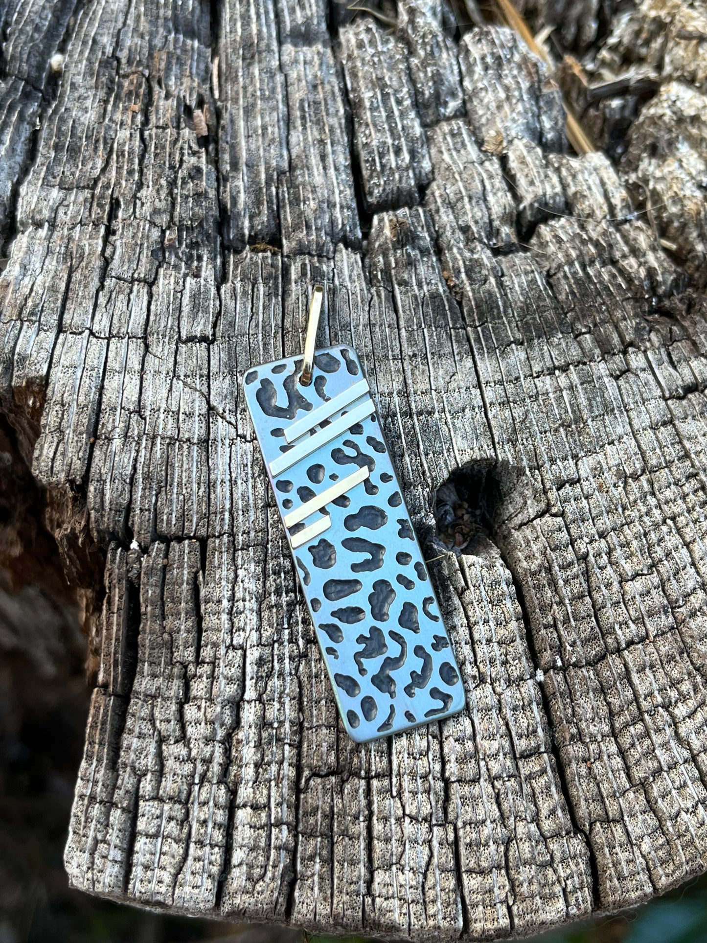 Cheetah Tag /// Teal