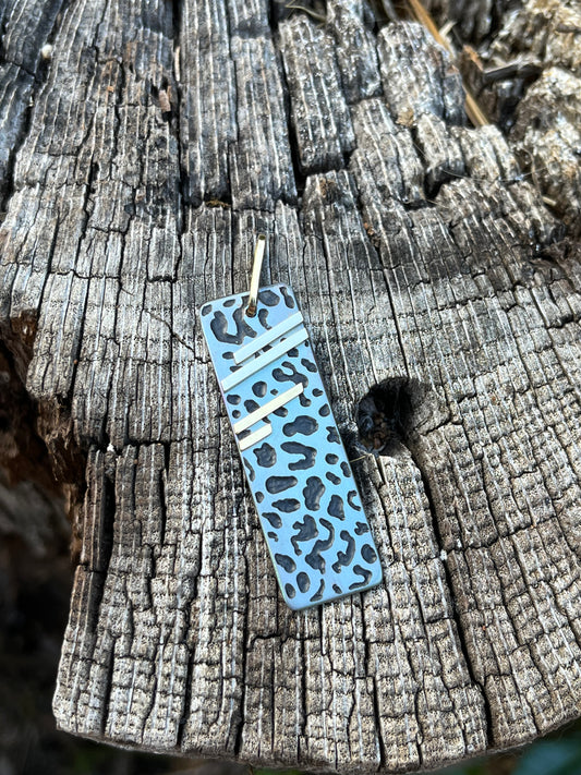 Cheetah Tag /// Teal
