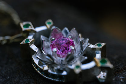 Pink Lotus Pendant