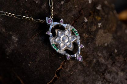 Pink Lotus Pendant