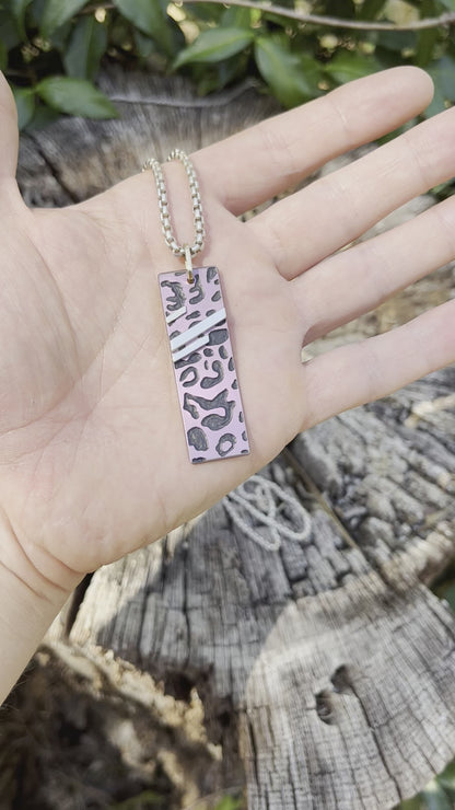 Cheetah Tag /// Pink